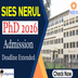 SIES Nerul PhD Admission 2026 Deadline Extended Till December 31; Apply @siesascn.edu.in